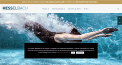 Desktop Screenshot of hesselbach-schwimmbadtechnik.de